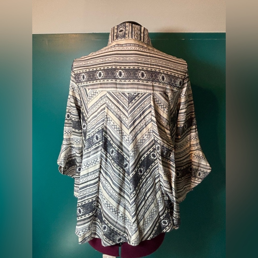 Sharon Young Geometric Patterned Jacket - image 2